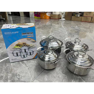 ソーチ・アフリカ調理器具セット 鍋セット キャセロール スープポットセット ストックポット 4個/3個セット - Product Image 5
