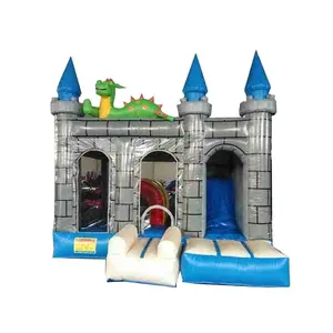 Dragon Inflatable Bouncer With Basketball Hoop For Kids Fun Bouncer House Inflatable Bouncy Castle
