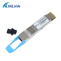 Hilink QSFP-DD LR8 DML LWDM8, penerima serat optik konektor MPO16 10km/20km dengan 200G