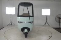 Nouveau tricycle compact cyclomoteur à 3 roues avec auvent de toit coupe-vent imperméable à la pluie tricycle électrique en option