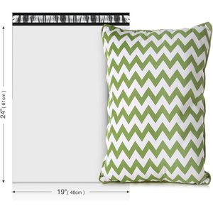 Enveloppes en polyéthylène 19x24 pouces, 100 pièces, grands sacs d'expédition durables, sacs d'expédition auto-adhésifs pour vêtements, petites entreprises - Product Image 5