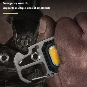 Xách tay COB <span class=keywords><strong>LED</strong></span> chiến thuật <span class=keywords><strong>Keychain</strong></span> có thể sạc lại không thấm nước USB Keyring Torch sáng cắm trại ánh sáng bỏ túi Đèn pin ngọn đuốc - Product Image 3