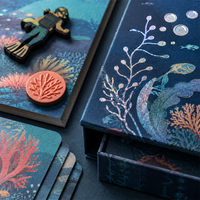 Jeu de société personnalisé sur la restauration des récifs coralliens, jeu de stratégie de conservation marine pour les musées scientifiques et les aquariums