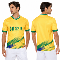 Maillot de football personnalisé en stock, style national, tenue de sport en gros pour clubs et écoles, faible MOQ