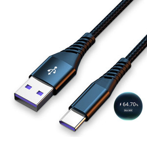 Cable cantell USB tipo C de <span class=keywords><strong>carga</strong></span> rápida 3A trenzado C Cables de cargador compatibles con Samsung S10e/Note 9/S10/S9/S8 Plus/A80/<span class=keywords><strong>A50</strong></span> - Product Image 6
