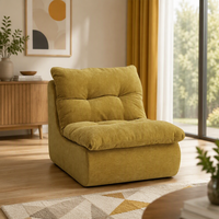 Confortable un siège compressé canapé pouf chaise pour salon et chambre paresseux carlin salon pour Villa école parc-vente en gros