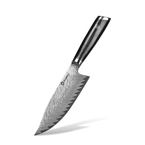 7 Inch Ladder Modello di Damasco VG10 Giapponese Pro Chef <span class=keywords><strong>Serie</strong></span> Gyuto del Cuoco Unico Coltello <span class=keywords><strong>Da</strong></span> <span class=keywords><strong>Cucina</strong></span> del Cuoco Unico Della Lama Con Maniglia di Micarta - Product Image 1