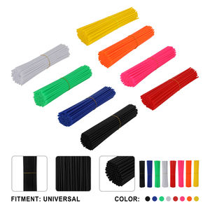 Couvertures de rayons de vélo pour jantes de 8 "-21" pour Dirt Pit Bike Moto Vélo Fauteuil roulant Décoration-Noir - Product Image 2