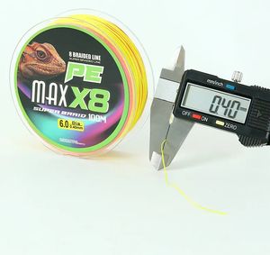 DINGZHUN Ligne <span class=keywords><strong>de</strong></span> pêche tressée flottante durable 8x 100m pour lac/ruisseau/rivière, résistante à l'usure, conception 8 brins, haute ténacité - Product Image 6