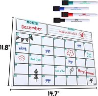 Calendrier budgétaire magnétique personnalisé Calendrier de suivi des habitudes magnétique Calendrier graphique de récompense magnétique pour réfrigérateur
