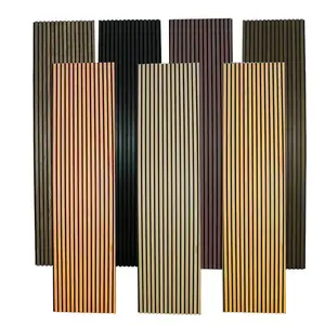 Modern interior element natural oak acoustic foam panels akupanel absorption material smooth typle wood acoustic panels