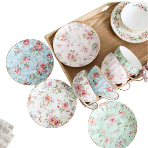 Juego de Taza y Platillo de Cerámica Ecológica de Lujo Moderno para Té, para Uso Doméstico, Venta Directa de Fábrica - Product Image 1