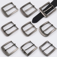 Boucles de ceinture pour hommes d'affaires, logo gravé sur mesure, alliage de zinc, métal résistant à la rouille, anti-rayures, pour ceinture en cuir