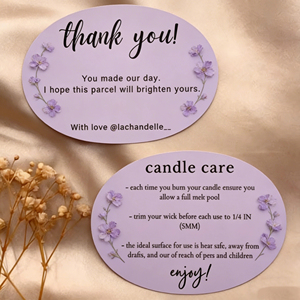 Tarjetas de Agradecimiento Personalizadas con Logotipo y Texto en Cartulina Dúplex y Papel Couché - Product Image 4