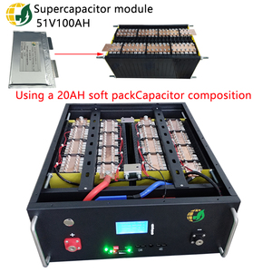 Chu kỳ dài 10000 yky 51v100ah 5kwh graphene siêu tụ điện mô-đun ngân hàng điện cho xe nâng siêu tụ điện 0.5 giờ sạc đầy - Product Image 2