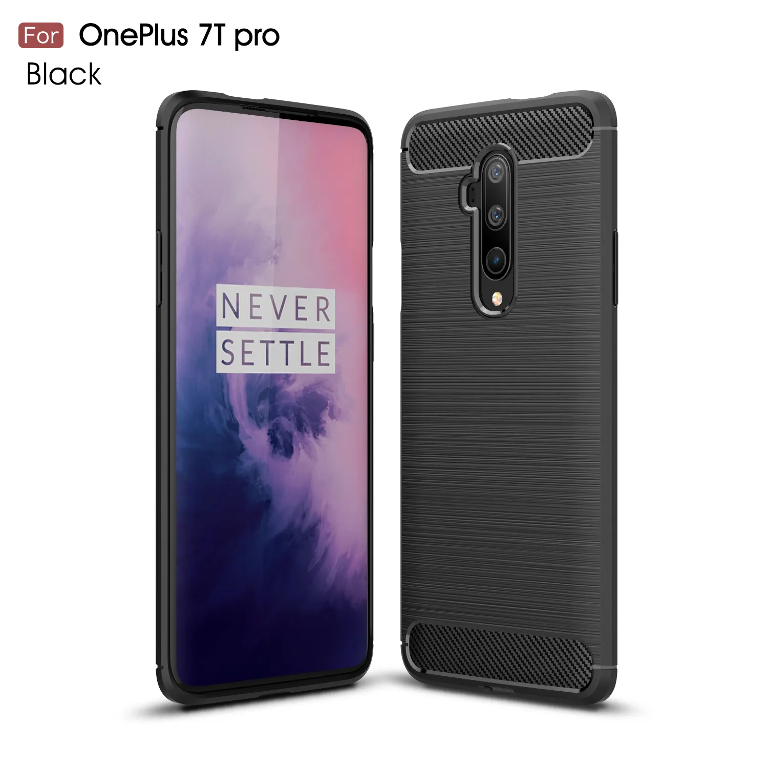 Wholesale Soft Brushed TPU Carbon Fiber Shockproof Back Cover Fo Oneplus Nord 9 Pro N100 N10 8T Z 8 9R 7 5 5T 6 6T 7 Shell Case