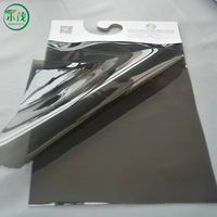 Film en TPU polyester noir translucide lisse et imperméable, résistant aux déchirures, pour sacs, dessus de table, accessoires de bricolage