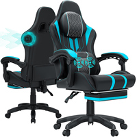 Échantillon gratuit 1 pièce couleur personnalisée Silla Gamer chaises de jeu ergonomiques gris scorpion avec repose-pieds et haut-parleurs pour le jeu