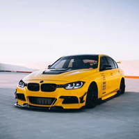Paire de phares à LED pour BMW F30, F31 et Série 3 2013/2018, avec lentille de projecteur de signal DRL.