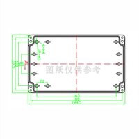 Boîte de projet extérieure Boîte de jonction en plastique ABS Boîtes électriques étanches IP65 personnalisées Boîtier universel