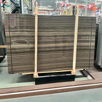 Dalles de marbre en bois de haute qualité, à grain naturel droit, pour comptoirs de salle de bain, dessus de vanité et carreaux muraux