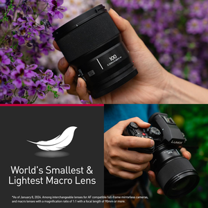 Pa nasonic S 100mm เลนส์ F2.8 (Leica L) (S-E100) เซ็นเซอร์ CMOS กล้องมิเรอร์เลส - Product Image 6