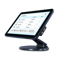 Caisse enregistreuse à écran tactile de 17,3 pouces, Windows 10, Intel Core I5 5e génération, 8 Go + 128 Go, compatible avec les tiroirs-caisses et les imprimantes