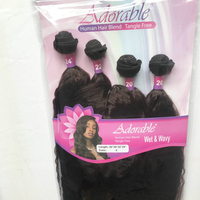 BELEZA Factory – Lot de 4 mèches synthétiques haute température pour tresses, extension de cheveux pré-étirée, vente en gros
