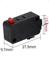 KW7 Micro Switch Petit Micro Interrupteur Tactile Étanche Avec Trois Broches