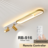 Luces Led modernas con foco, iluminación de techo para sala de estar, cocina, pasillo interior, tira blanca