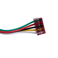 Assemblage de câble personnalisé TE Molex Connecteur à 5 broches pour crevaison JST Faisceau de câblage double femelle