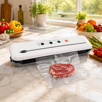 Scelleuse sous vide électrique USB portable, mini, automatique, type sur pied/à poser, design compact, jusqu'à 1,0 L pour aliments secs/humides – Meilleure vente