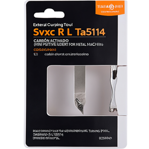 Herramienta de Torneado Externo Svxc R L Ta5114 Mini con Inserto Positivo para Mecanizado de Metales - Product Image 2