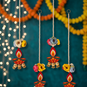 New Arrival Diwali Diyas Design <b>Wall</b> Hanging Housewarming Party Favor Home <b>Decor</b> Wedding Decoration Party Backdrops Door Hanging - Product Image 3