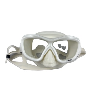 Masker Selam Profesional dengan Lensa Kaca Tempered, Karet Plastik, Bersertifikasi CE, Tahan Air, Anti-Kabut, <span class=keywords><strong>Volume</strong></span> Rendah - Product Image 4