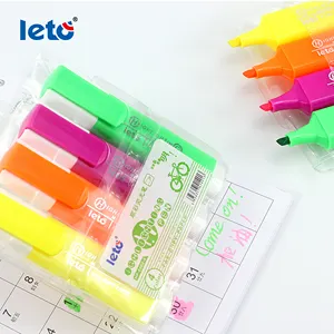 Best Sale Bright Color Durable Nib Highlighter Pen Drawing Large-Capacity Dual Fluorescent Highlighter Maker Pen