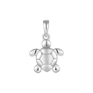 Hadiah indah Hypoallergenic perhiasan liontin kura-kura perak murni kalung pesona hewan minimalis perhiasan untuk wanita/pria - Product Image 1