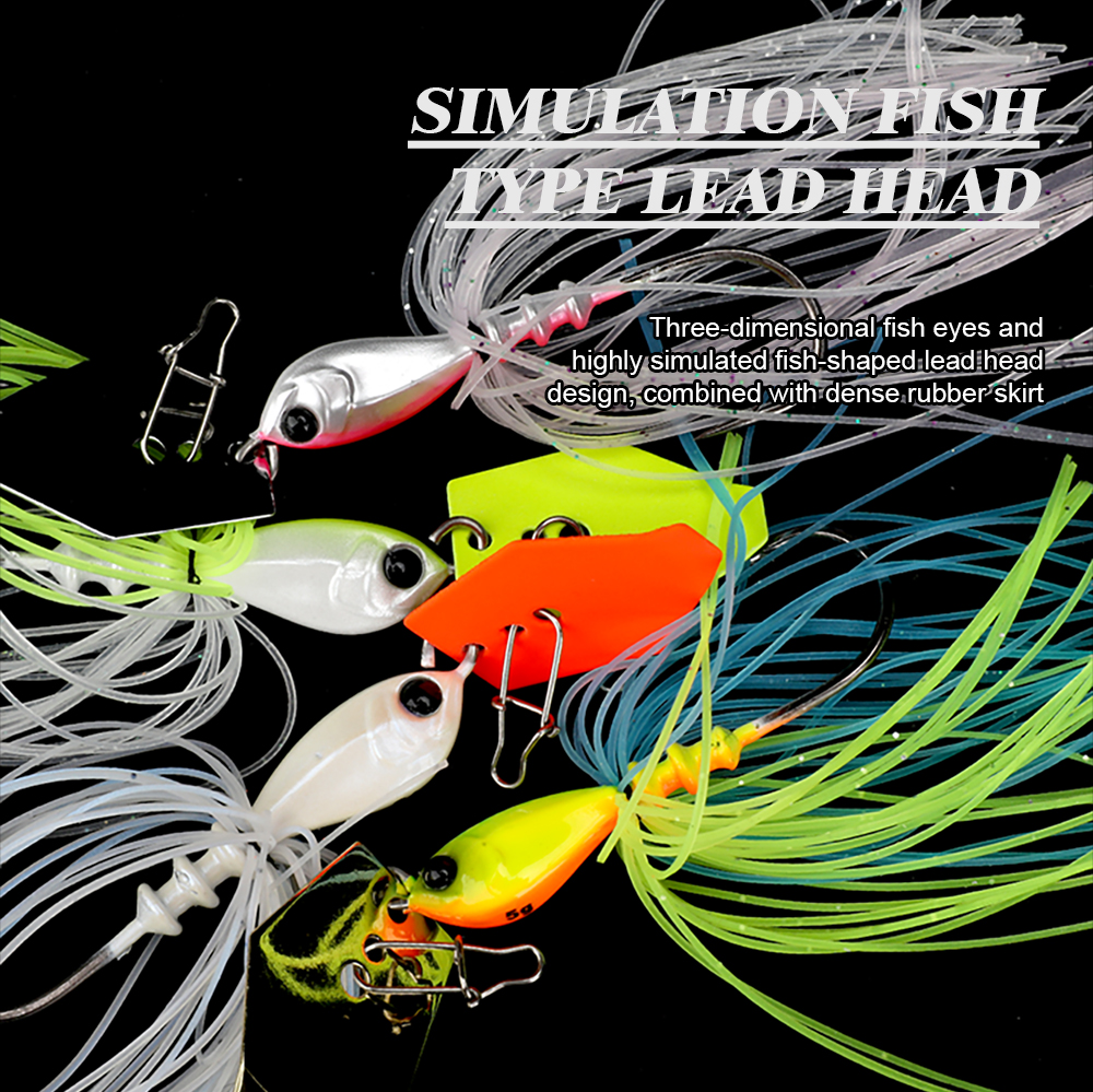 Wholesale 5g to 14g Metal Lead Weedless Head Jig Lures