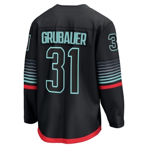 Vente en gros de maillots de hockey sur glace brodés Seattle City Kraken # 31 Philipp Grubauer # 10 Matty Beniers # 29 Vince Dunn Uniforme de Hockey - Product Image 4