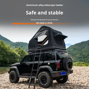Tente de toit gonflable - Quatre saisons, 3000 mm+, imperméable, pliable, pour SUV, <span class=keywords><strong>camping</strong></span> tout-terrain et excursions en voiture - Product Image 3