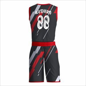 Uniforme de basket-ball personnalisé bas quantité minimale de commande uniforme de basket-ball le plus vendu uniforme de basket-ball à usage extérieur - Product Image 3