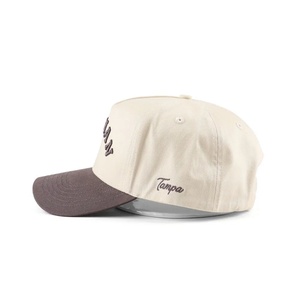 Gorra de Béisbol Deportiva de 5 Paneles, Personalizada, de Dos Tonos, con Bordado 3D, Impermeable, con Logotipo Bordado, Visera Curva de Algodón, Estilo Formal y Casual - Product Image 5