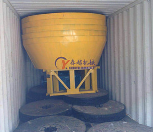Mulino a Rulli Umido per Minerale d'Oro 1200, Mulino a Disco Doppio per Pietre e Rocce, Macchina Macinatrice a Disco per Oro - Product Image 5