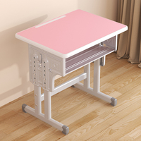 Chaise d'écolier moderne de qualité commerciale avec bureau contemporain et ensemble de mobilier d'étude réglable pour élèves du primaire – Fabricant