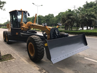 Nouvelle machine de construction GR215A 6WD avec moteur de puissance élevée, niveleuse hydraulique