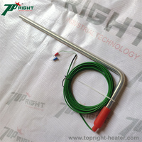 Capteurs de température à thermocouple de type K EGT pour sonde de température des gaz d'échappement avec filetages NPT de 1/8 pouce et connexion à pointe exposée