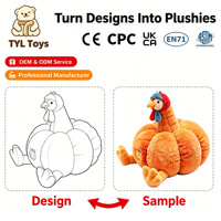 Peluche Lapin Citrouille Ultra-Douce 11-30cm en Coton PP Lavé – Collection Thanksgiving pour Cadeau d'Automne Personnalisé
