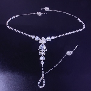 Cadena Corporal de Joyería de Moda con Borlas y Diamantes de Imitación Plateados para Mujer, Venta al por Mayor 2022, Regalo de Aniversario de Bodas - Product Image 5