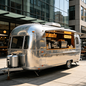 Juice Concession Trailer Mobile Beverage Trailer Towable Hot Dog Cart With Grill Baked Potatoes Food Truck - Product Image 4
