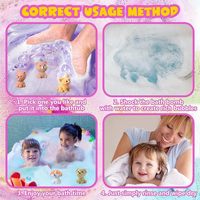 Bain moussant sûr pour enfants boules pétillantes Halloween Noël anniversaire jouets naturels organiques lot de 20 bombes de bain coffret cadeau avec surprise